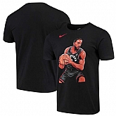 Toronto Raptors Kawhi Leonard Nike 2019 NBA Playoffs Bound Hero T-Shirt Black,baseball caps,new era cap wholesale,wholesale hats